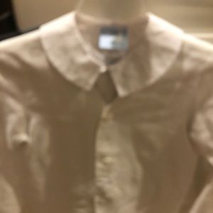 Gordon & Co boys white linen Eton suit